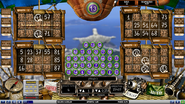 Brazil's Wonders Bingo