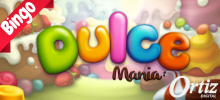 Descubre el juego más sabroso del planeta. Dulce Mania lo tiene todo. ¡Personajes divertidos, bolas extra dulces, premios deliciosos y un Jackpot irresistible!
Este juego comienza con 30 bolas extraídas, 10 bolas adicionales más un premio gordo.

¡Desafía tu suerte en 13 premios increíbles!